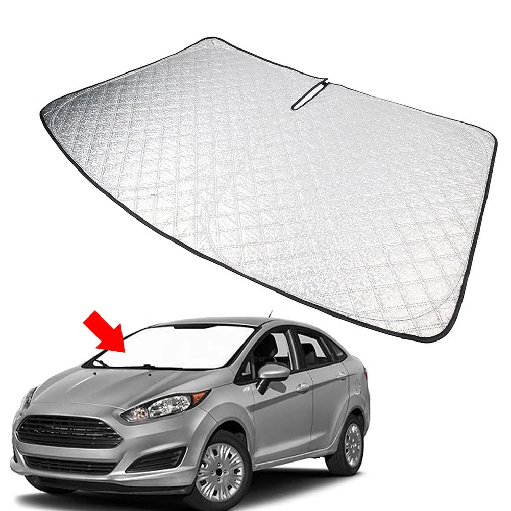 Foldable Windshield Sun Shade for Ford Fiesta (2017–2023)
