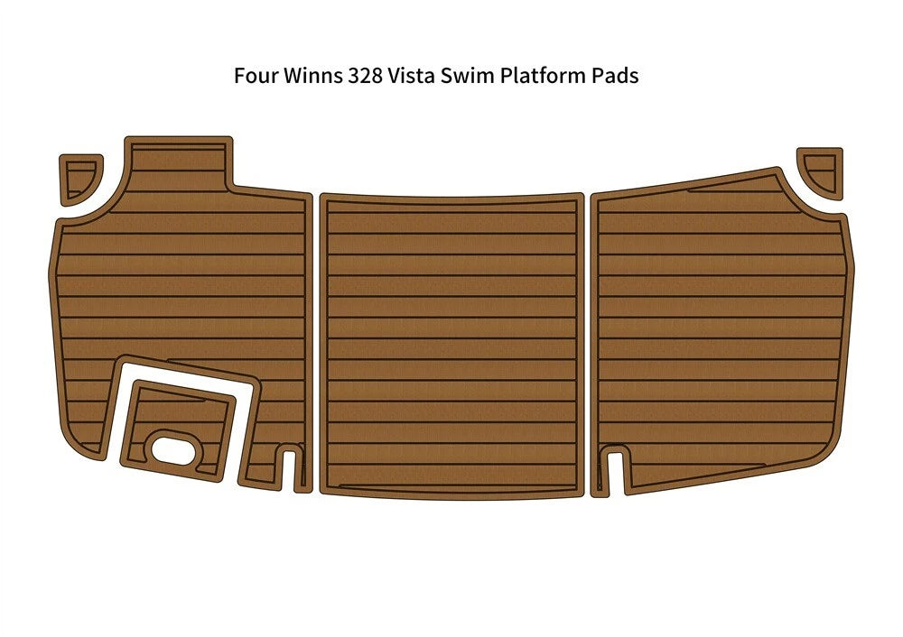 EVA Foam Teak Decking Flooring Pad Mat for Four Winns 328 Vista