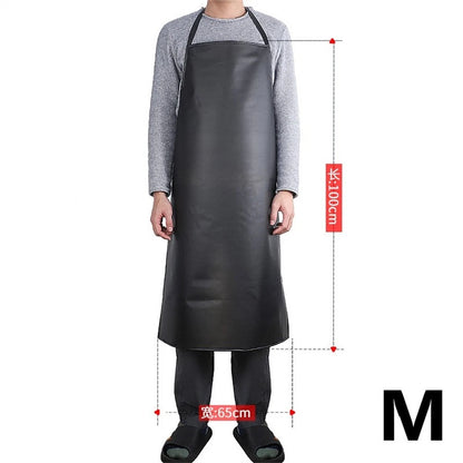 PVC Apron for Waterproof Areas (Black)