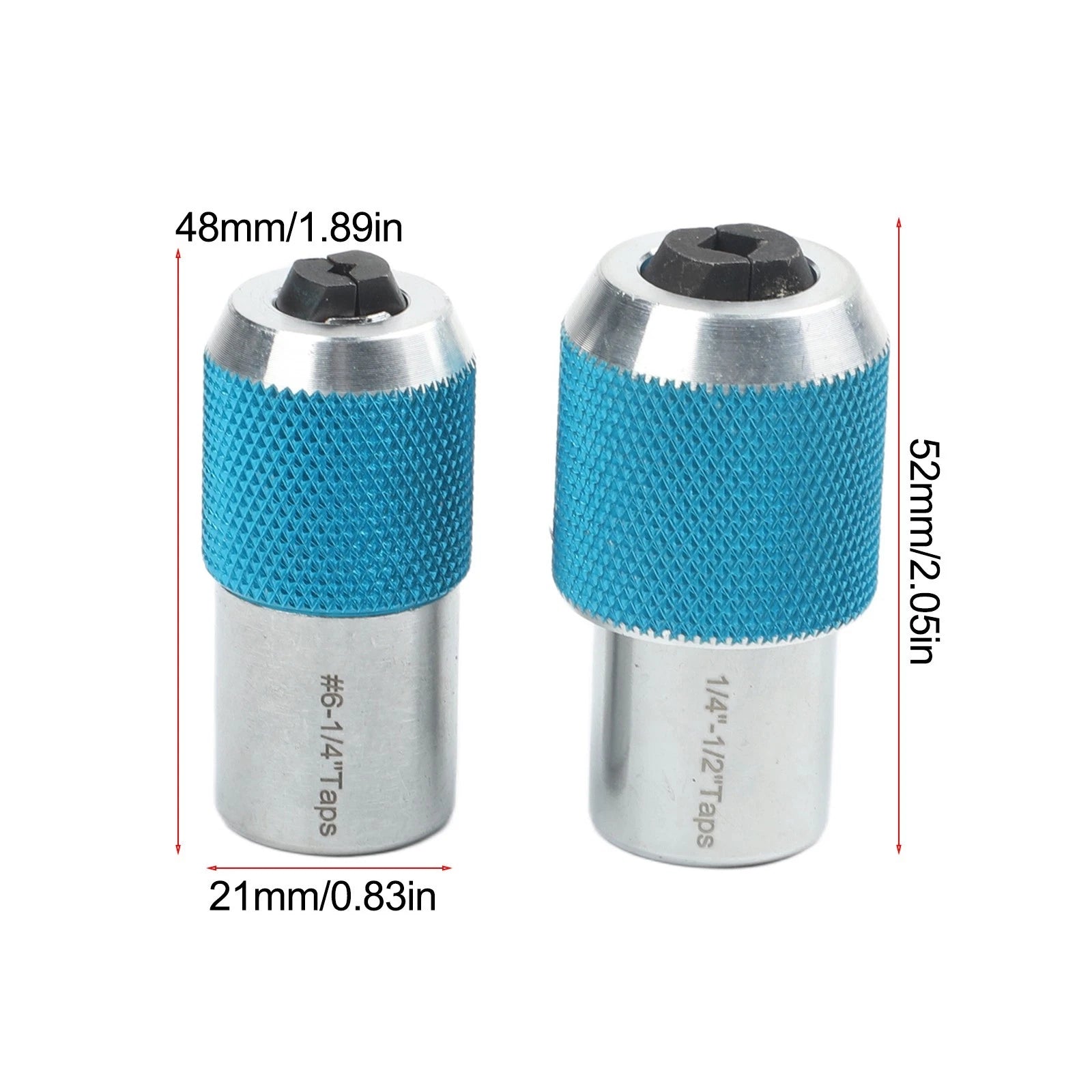 2X Ratchet Tap Wrench Adjustable Tap Socket Set 3/8 Inch Drive