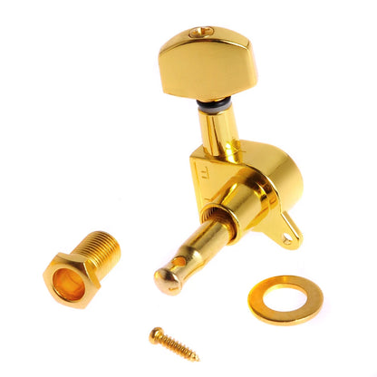 Inline Tuning Pegs for Squier Guitar (Left-Handed, Gold)