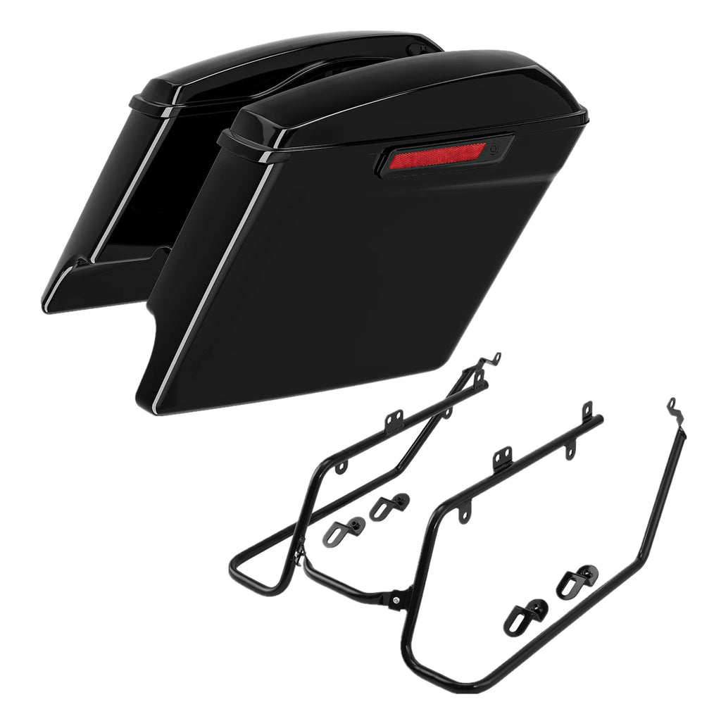 Hard Saddlebags Conversion Bracket for Harley Dyna Low Rider Wide Glide (2008–2017)
