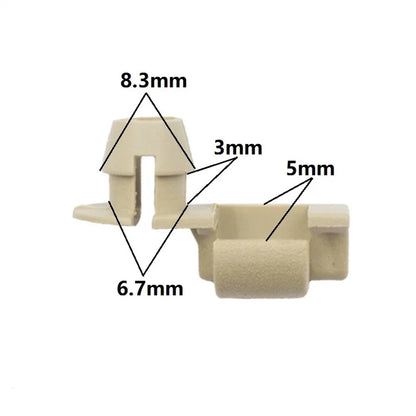 50pcs Car Door Lock Rod Fastener Clips for Auto (Universal)