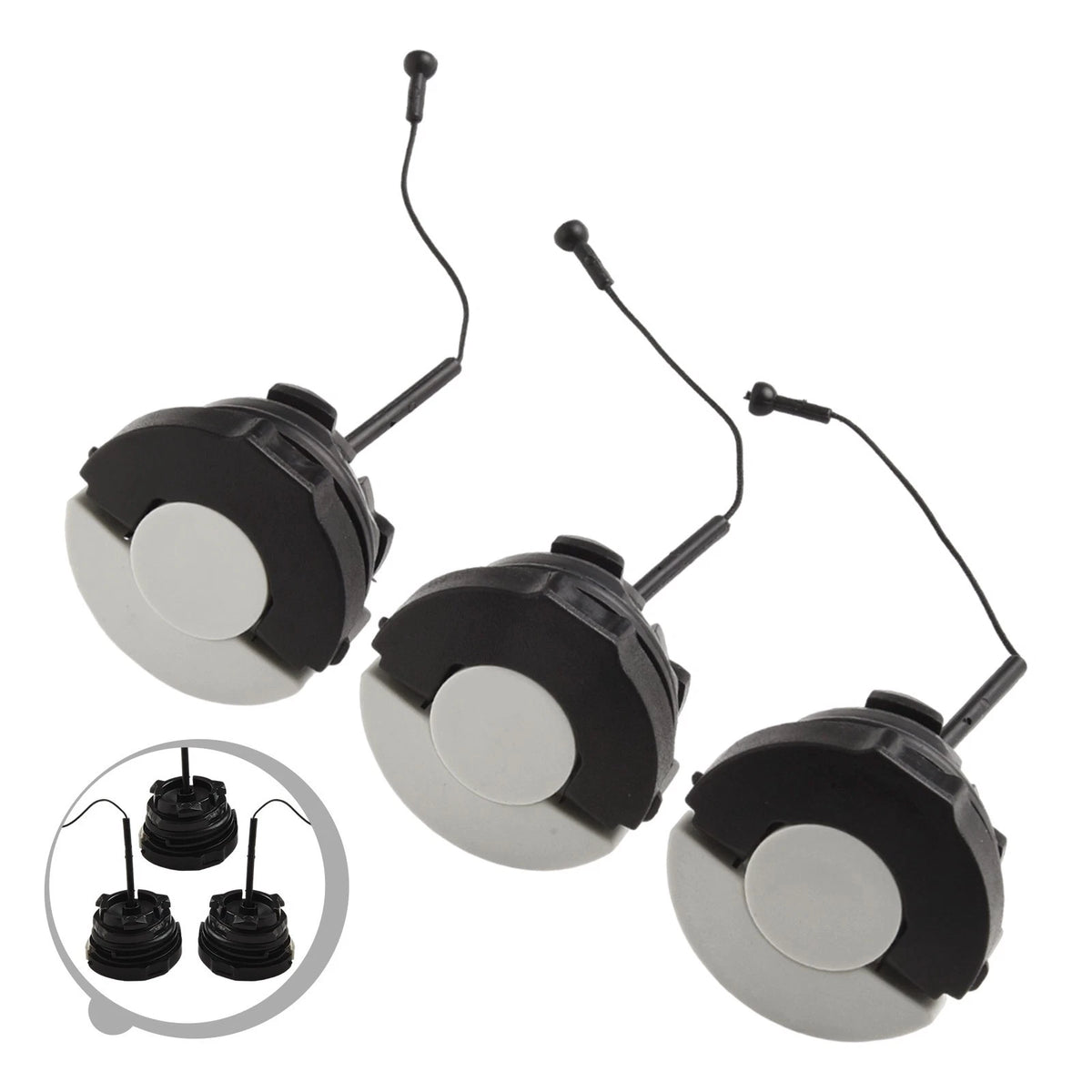 Set of 3 Backpack Blower Tank Lids for Stihl BR500 BR550 BR600