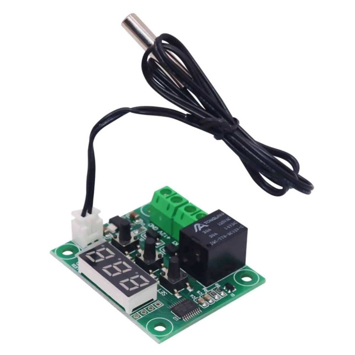 2Pcs Digital Temp Thermostat Control Switch for XH-W1209 (DC12V)