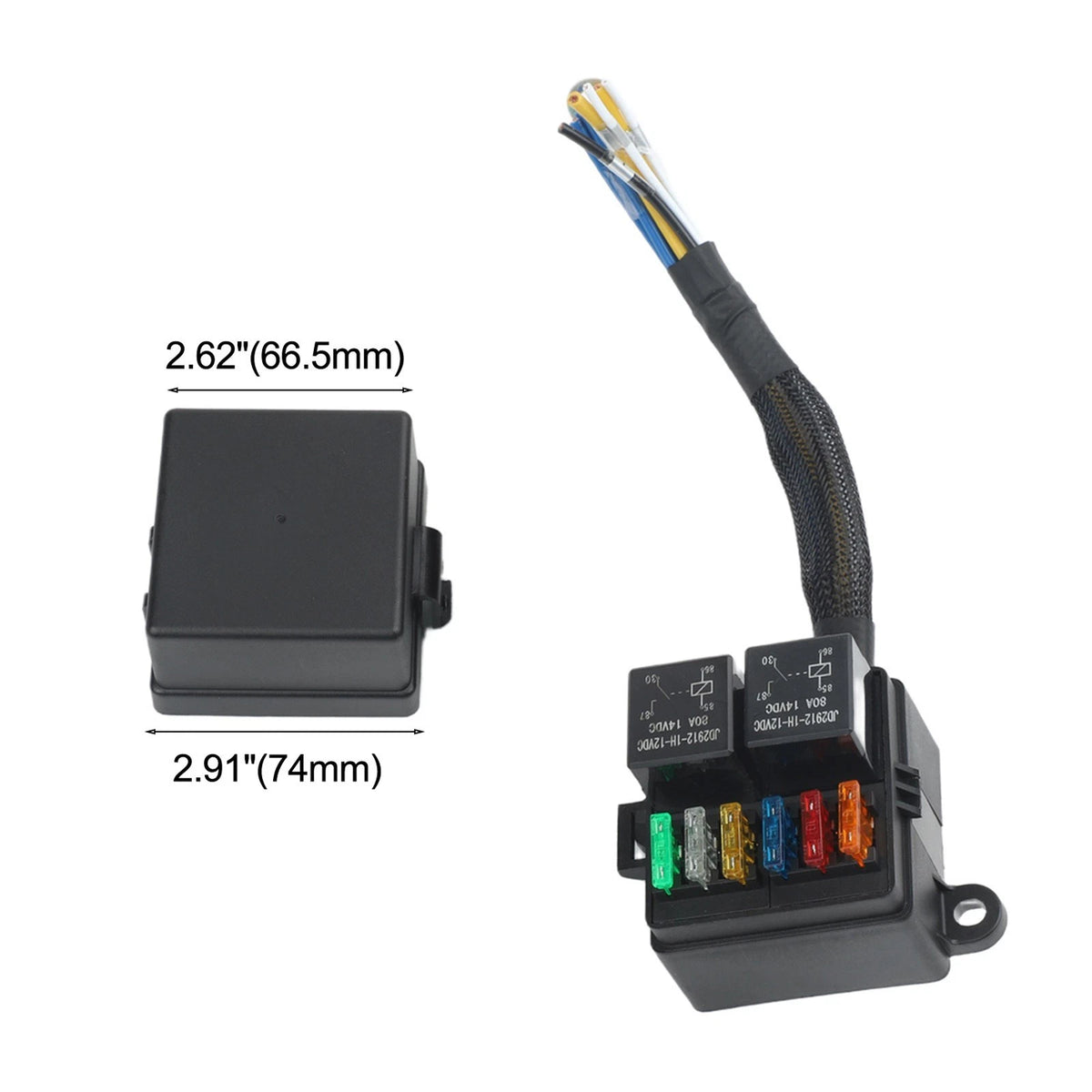 For Car Electrical Upgrades 12V Fuse Box Large Capacity Fuse Panel For Car