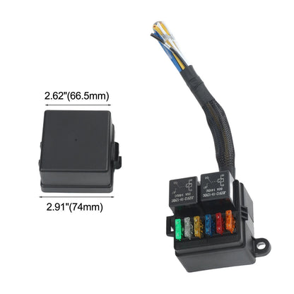 For Car Electrical Upgrades 12V Fuse Box Large Capacity Fuse Panel For Car