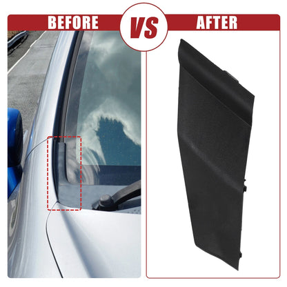 Windshield Wiper Cowl Cover Extension Trim Pair Front for Toyota Corolla (2014–2019)
