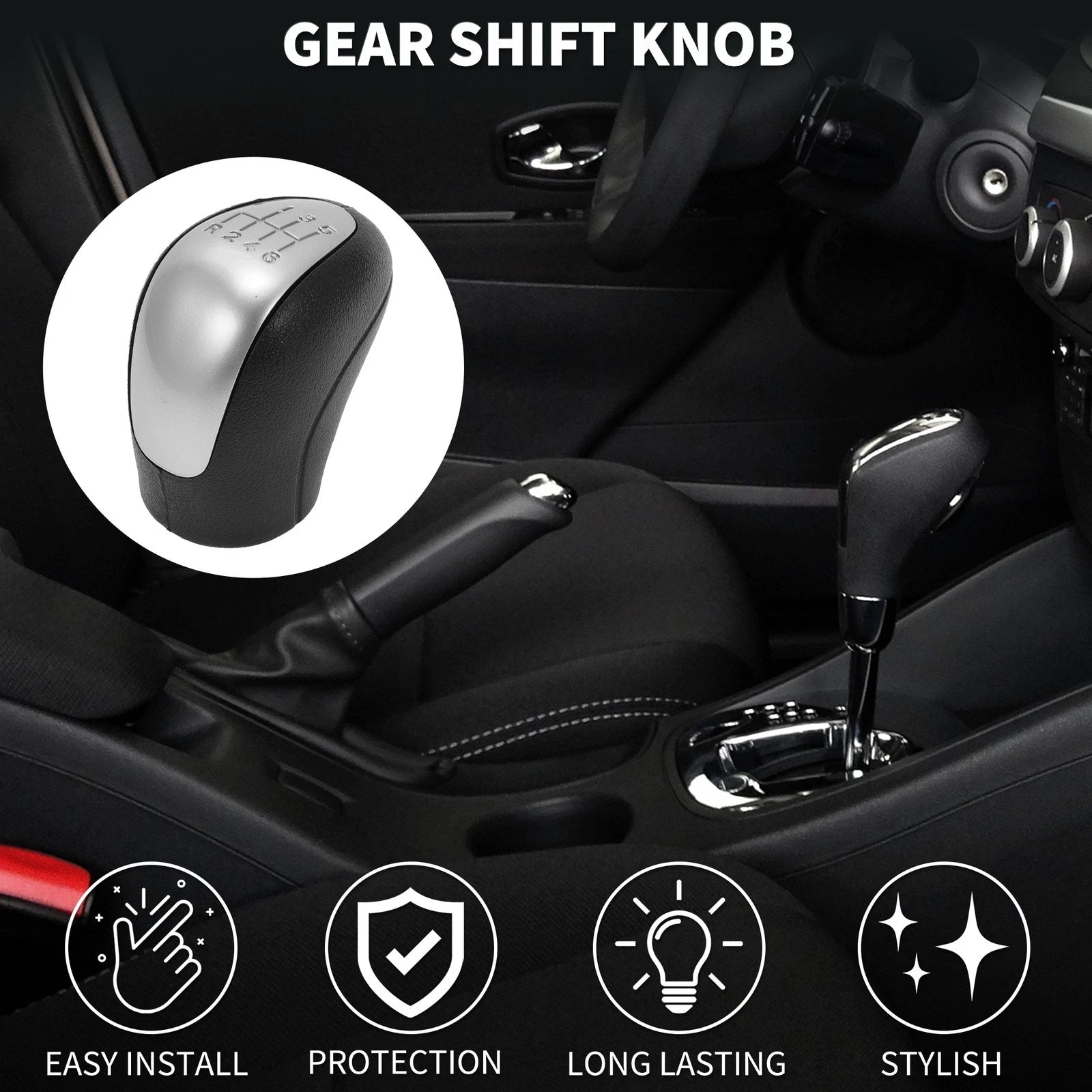 6 Speed Manual Gear Shift Knob Replacement for Mercedes-Benz Vito (2003–2020)