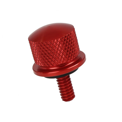 Rear Seat Bolt Screw for Harley Motorcycle (Red Aluminum Alloy)