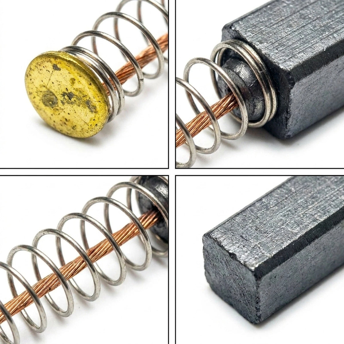 Set of 4 Carbon Brush Accessories for Rotary Tools (5x5x11mm)