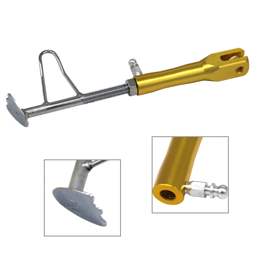 Adjustable Non-Slip Kickstand for Motorcycle (Foot Side Stand)