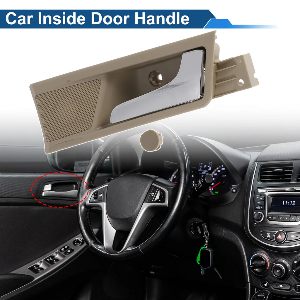 Front Driver Side Interior Door Handle for Roewe 350 (2012–2015) Beige Chrome