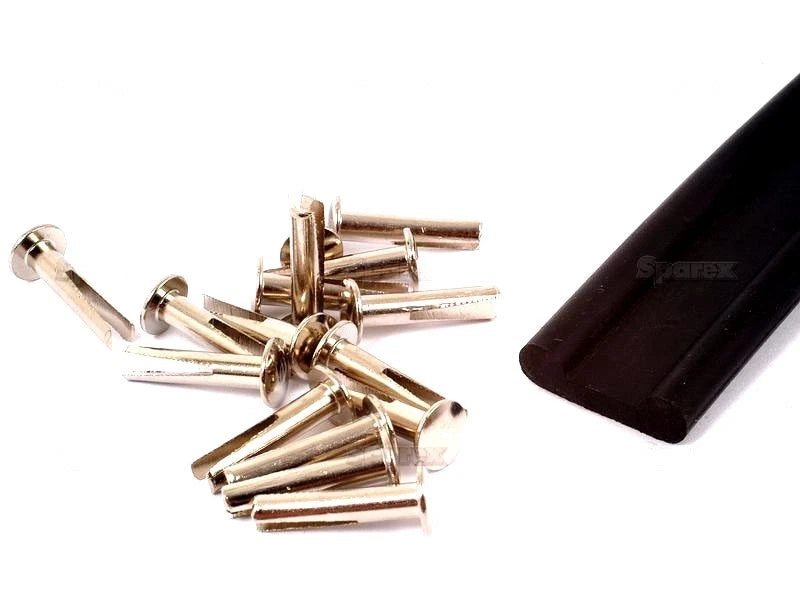 Bonnet Rubber & Rivet Set for Fordson Dexta, Super Dexta