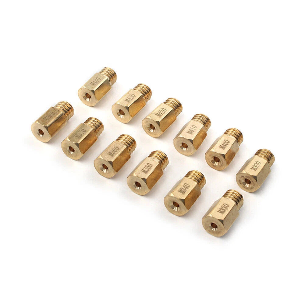 12 x Carburetor Main Jets for Mikuni VM TM Carb (#330 - #440)