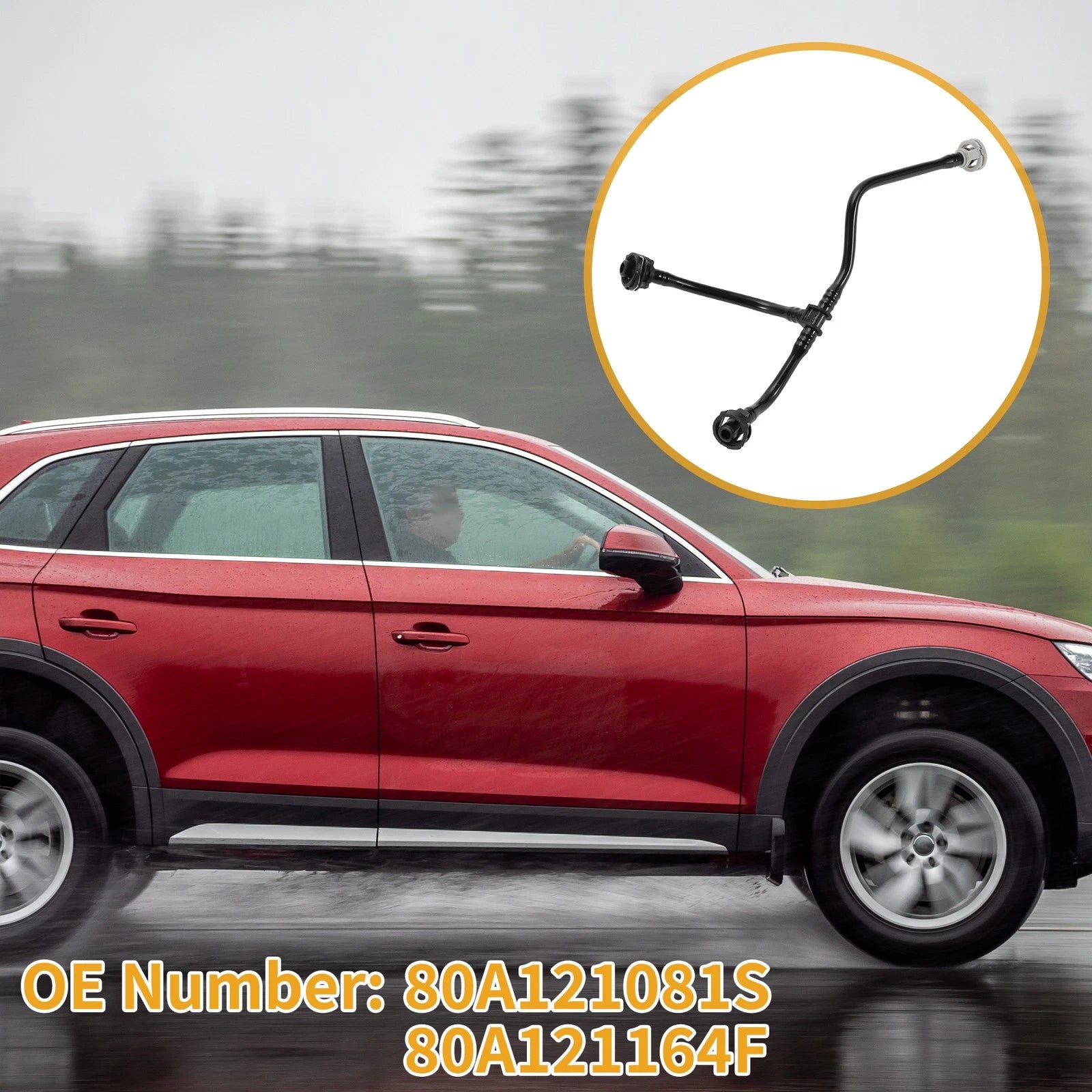 Cooling System Overflow Hose Replacement for Audi Q5 2.0L (2016–2024)