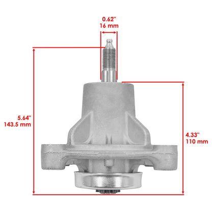Deck Spindle with Pulley Replacement for Dixon Speed ZTR 46 (2016–2019)