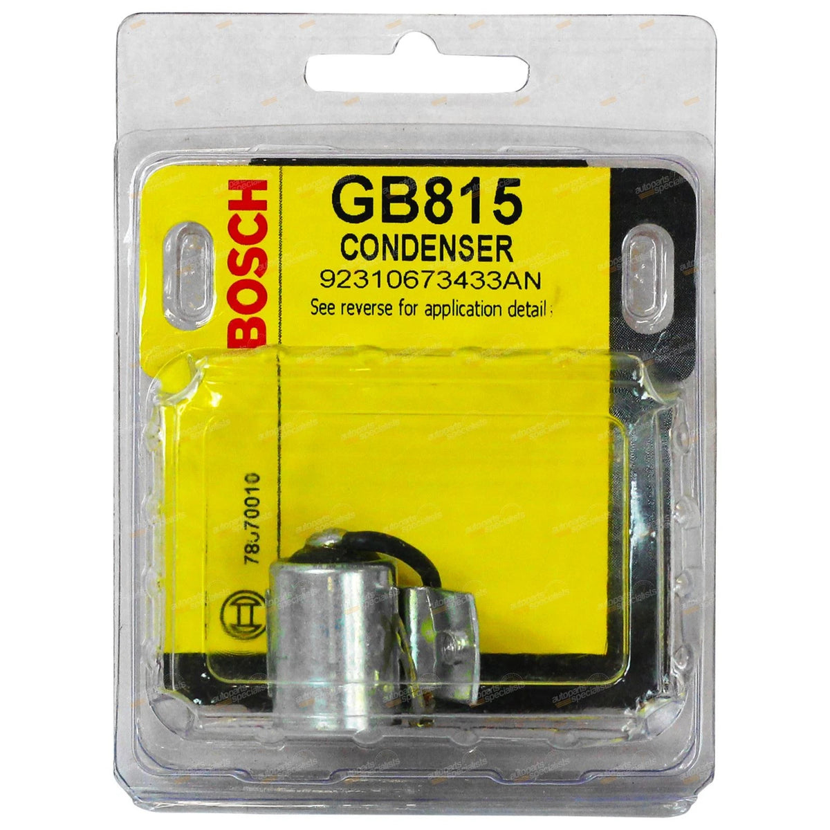 Bosch Ignition Condenser for Mitsubishi Colt RB (1982–1984) 4G33B 4G32B
