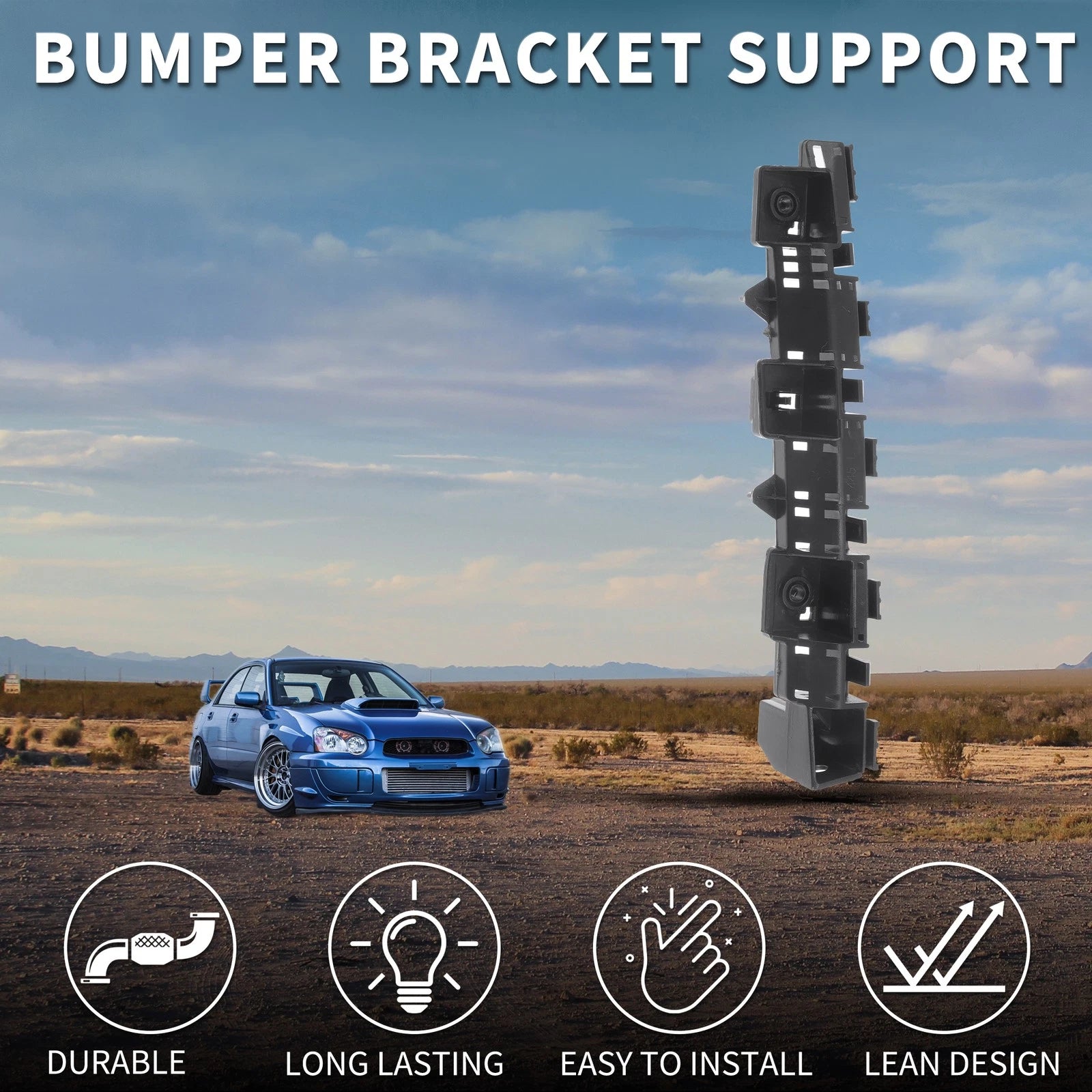 Left Front Bumper Retainer Bracket for Subaru Impreza (2012–2016)