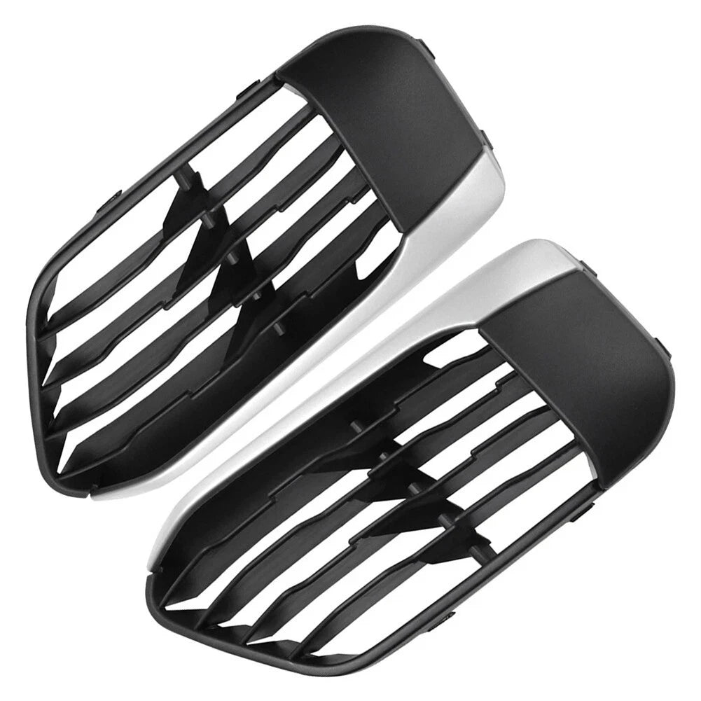 2Pcs Front Lower Bumper Grille for BMW X1 (2016–2019)