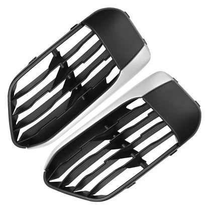 2Pcs Front Lower Bumper Grille for BMW X1 (2016–2019)