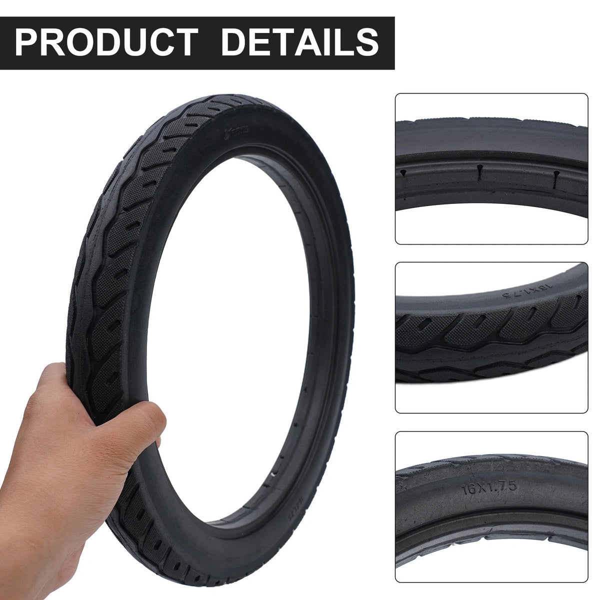 16 Inch Explosionproof Tires for Electric Bicycle (16x1.75)