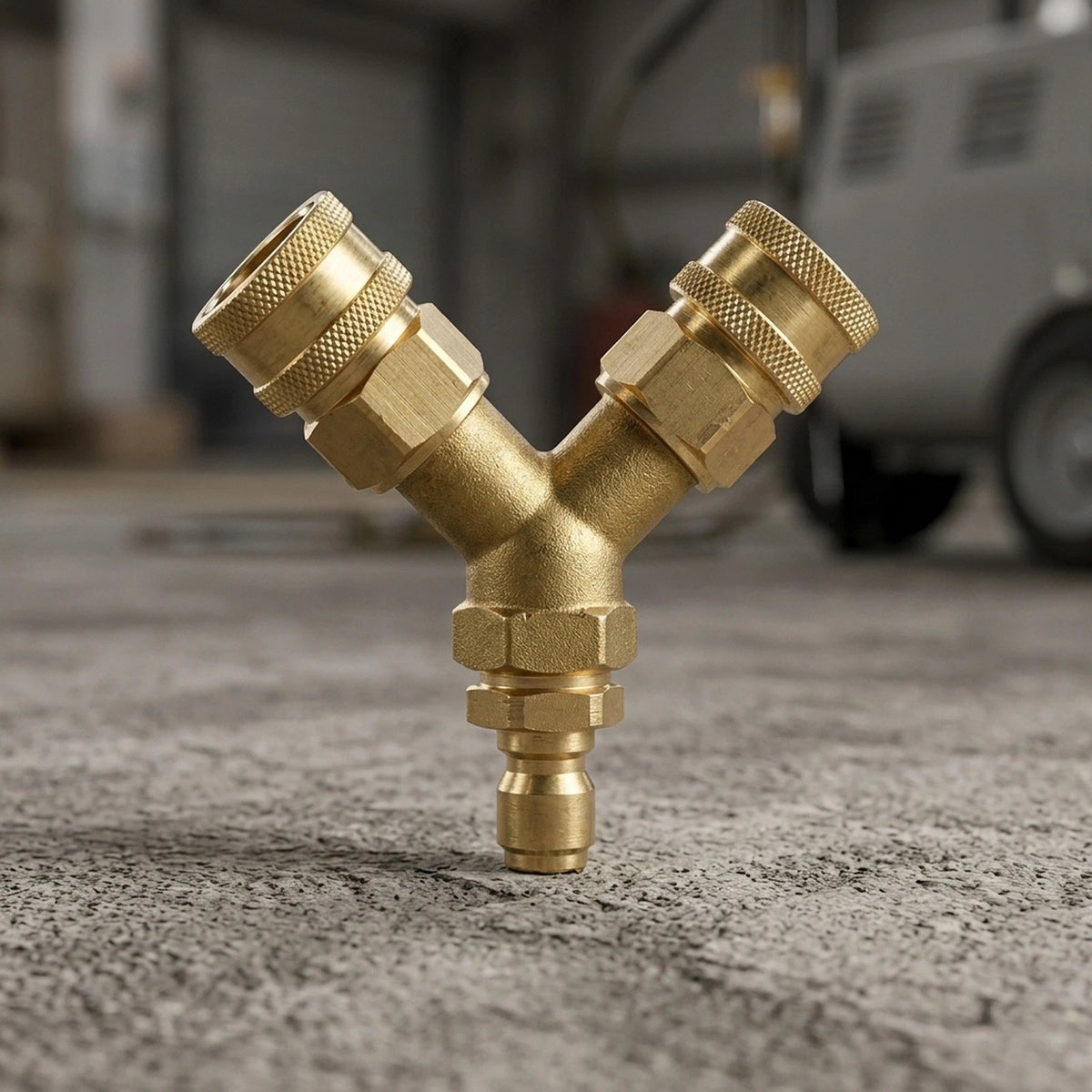 Pressure Washer Tee Splitter Coupler for 5000PSI (4.0 GPM)