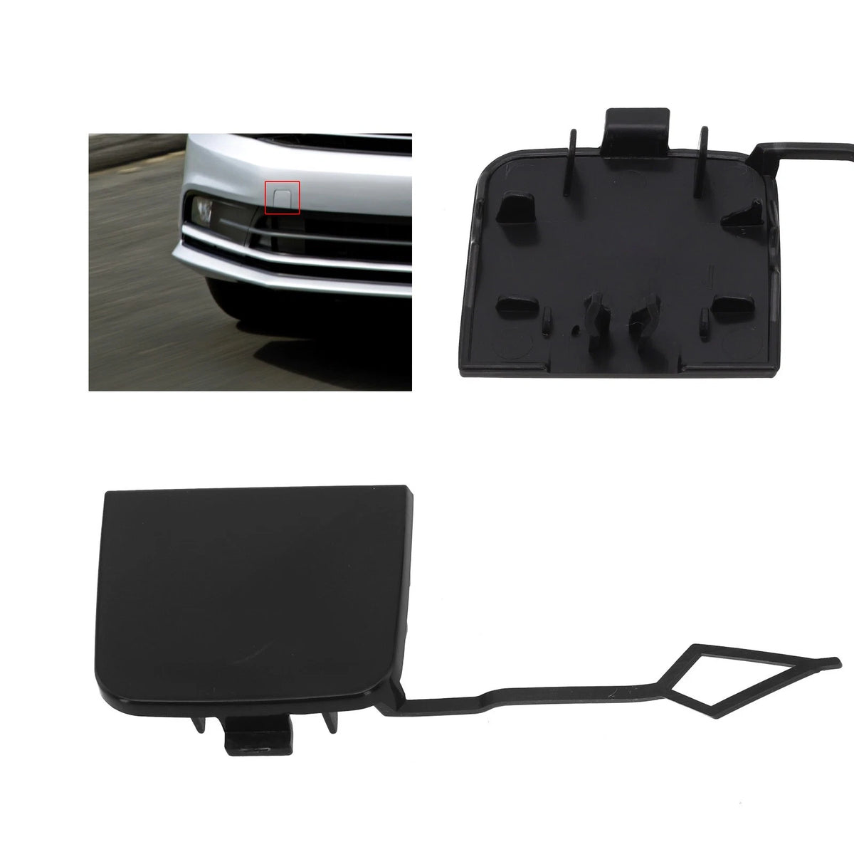 Direct Replacement Tow Hook Eye Cover Cap for Jetta 20152017 16D807241