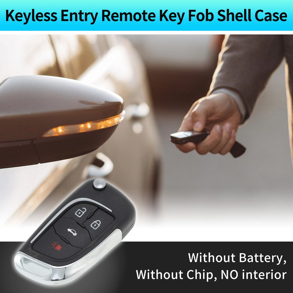 Key Fob Shell Case Replacement for Chevrolet Camaro Equinox (2010–2019)