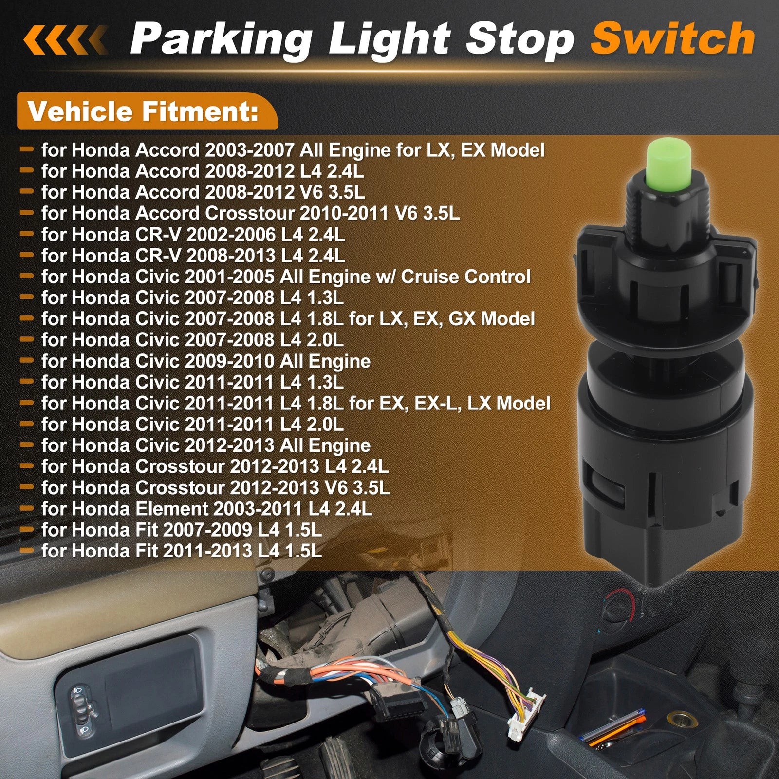 Brake Light Switch for Honda Accord (2003–2007) SLS242