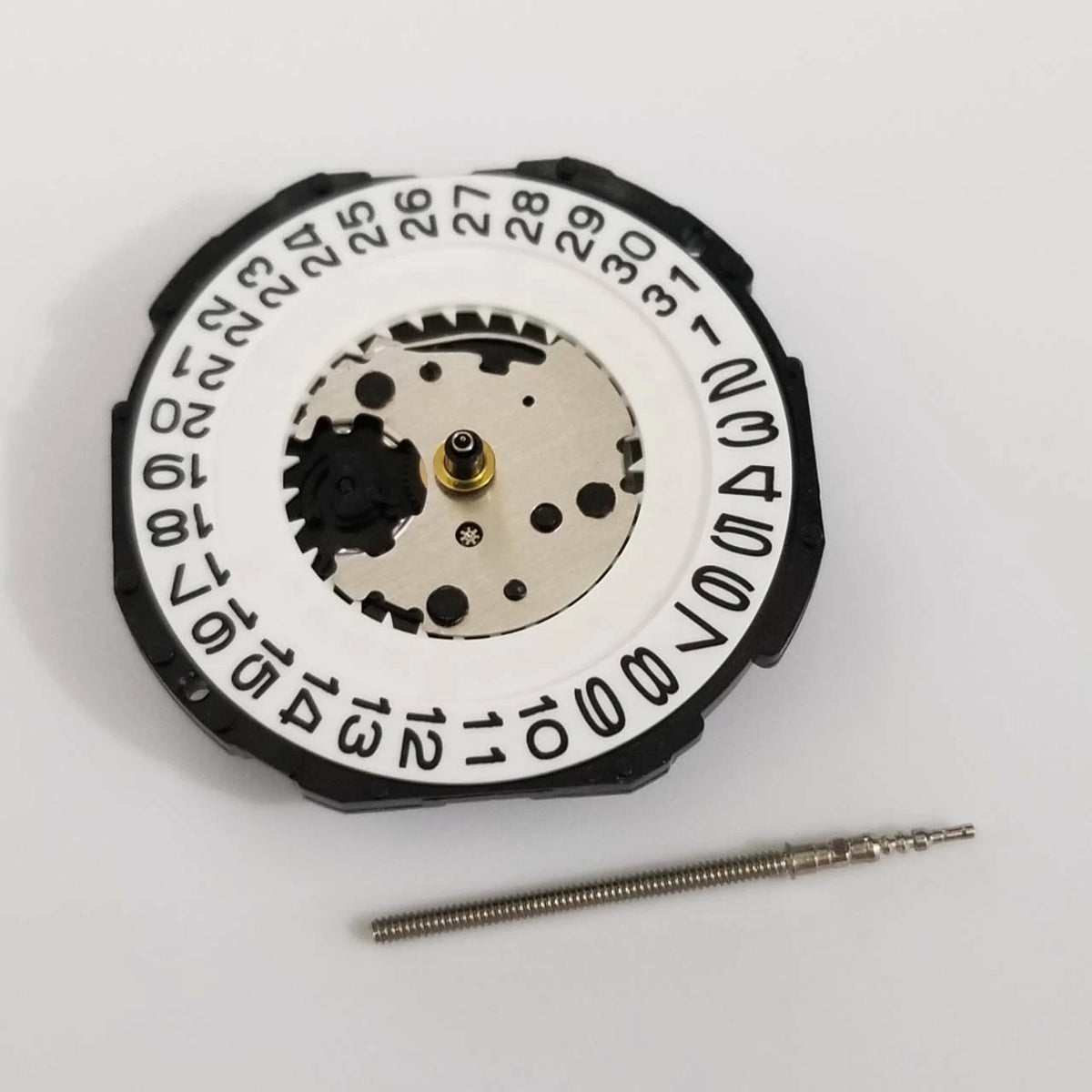3 Hands Quartz Watch Movement with Stem & Battery for Universal Fit