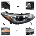 Headlamp Projector w/LED DRL for Chevy Cruze (2016–2018) - Passenger Side