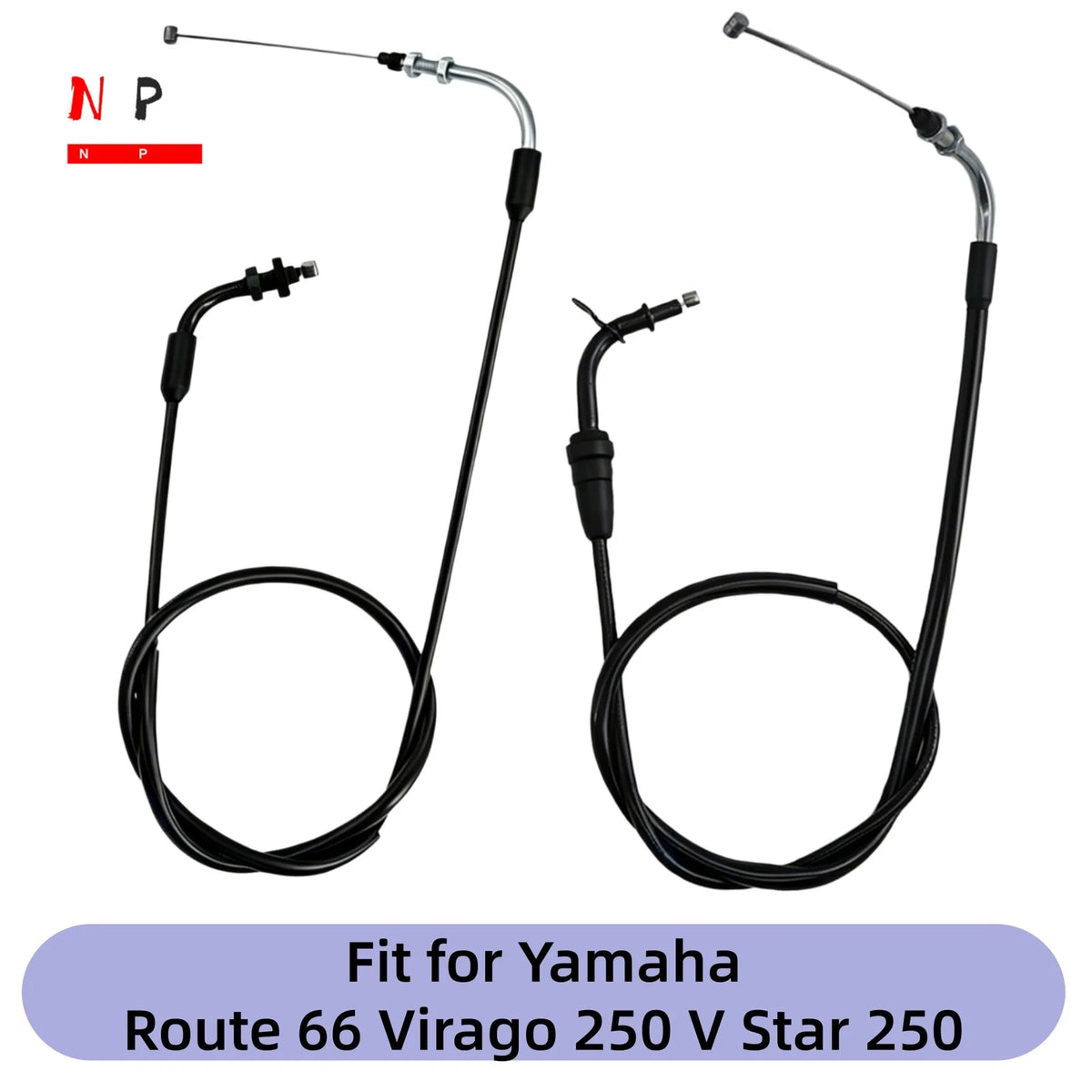 Throttle Cable A & B for Yamaha Virago 250 XV250 (1995–2007) 2UJ-26311-10-00