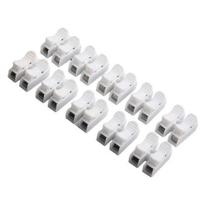 White Wire Terminal Clips for Electric Control Home Appliance Motor