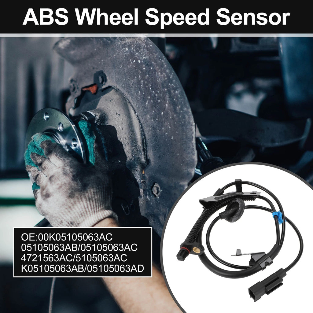 ABS Wheel Speed Sensor Kit Front Rear Left for Dodge Caliber (2007–2012)