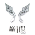 Chrome Billet Skull Blade Mirror for Harley Electra Glide
