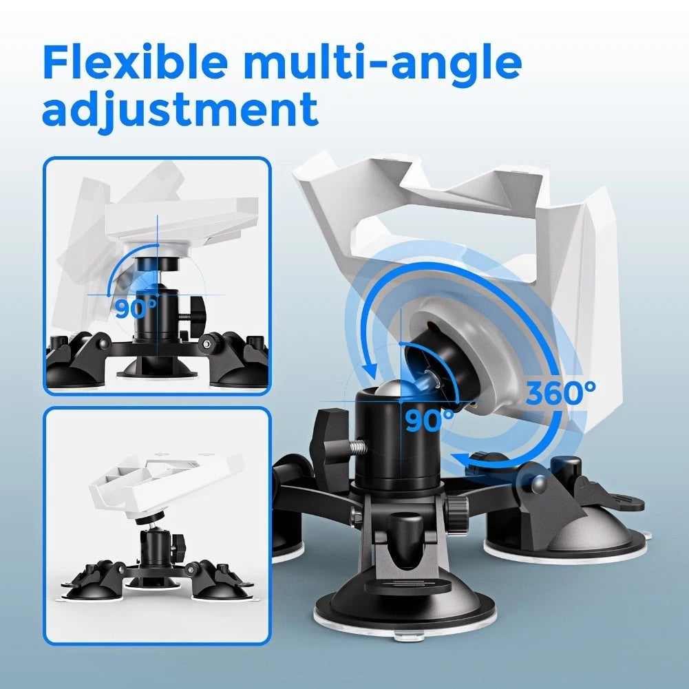 Suction Cup Roof Mount for Universal Use (Tool-free Installation)