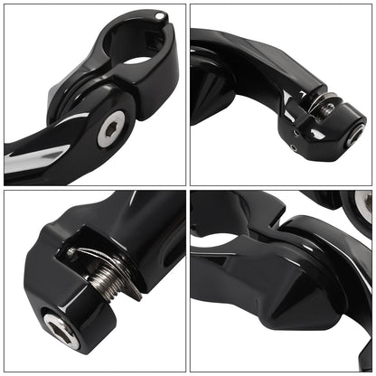 1-1/4" Highway Short Angled Footpeg Pegs for Harley Street Glide