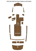 EVA Foam Teak Decking Cockpit Pad for AXIS A22 (2019–2021)