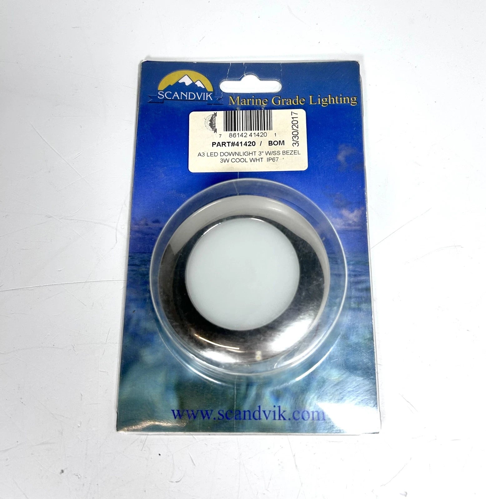A3 LED Downlight 3'' for Scandvik 41420 (Cool White)