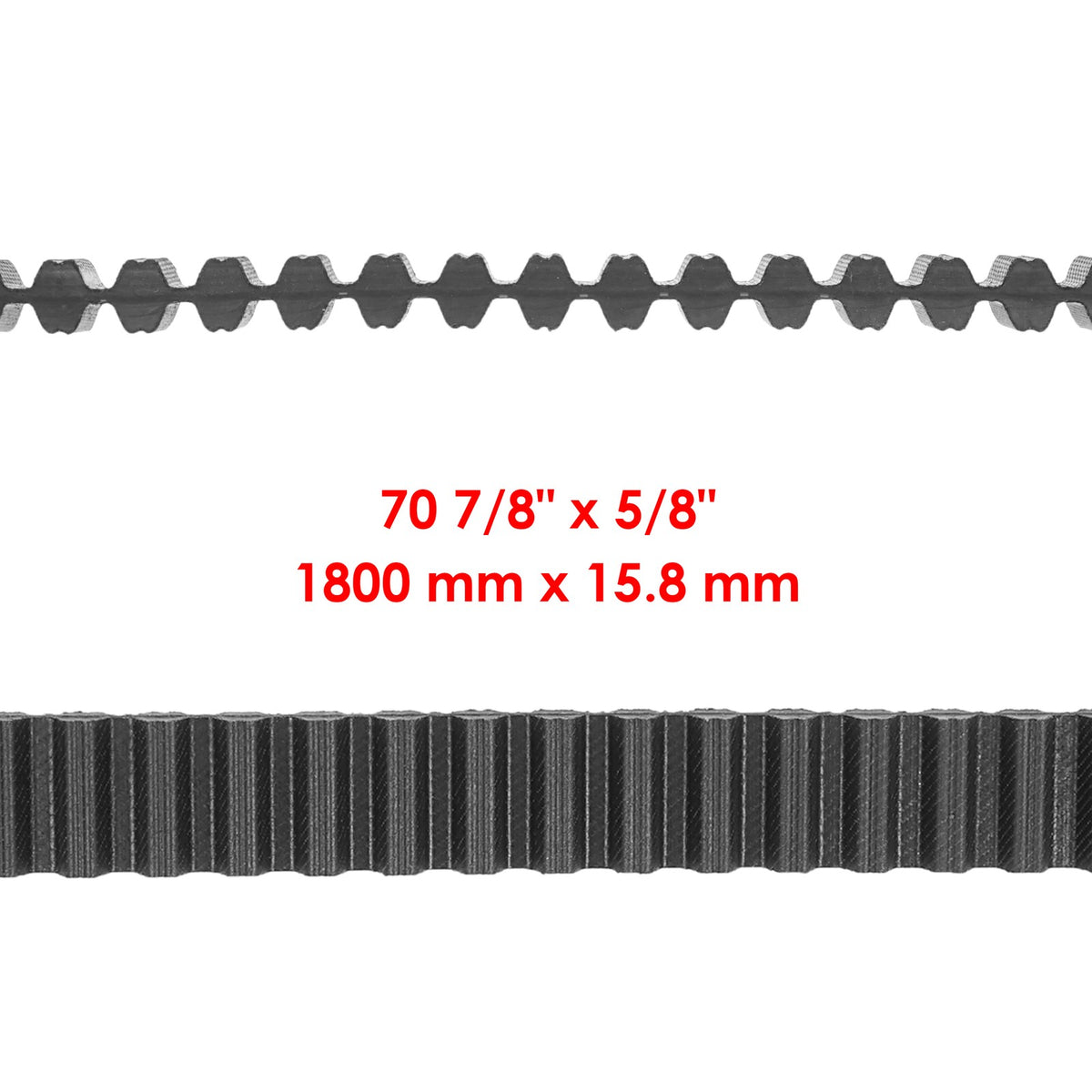 Timing Belt 42 Inch Replacement for John Deere LT133 LT155 LT166 (1999–2006)