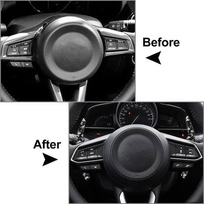 2X Steering Wheel Shift Paddle for Mazda 3 6 Atenza Axela CX-3 CX-4 CX-5 MX-5