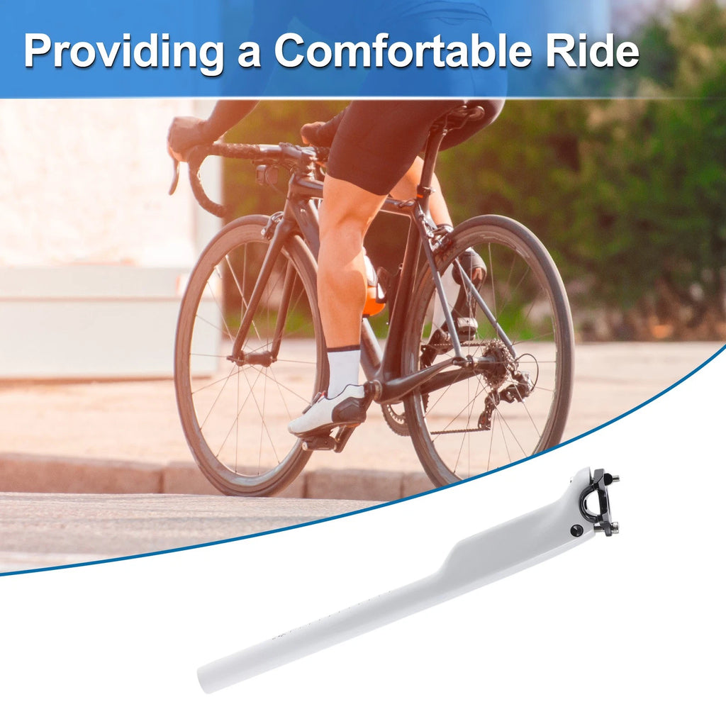 Bike Seat Post 27.2x400mm Adjustable Angle for Universal Bicycles (All Years)