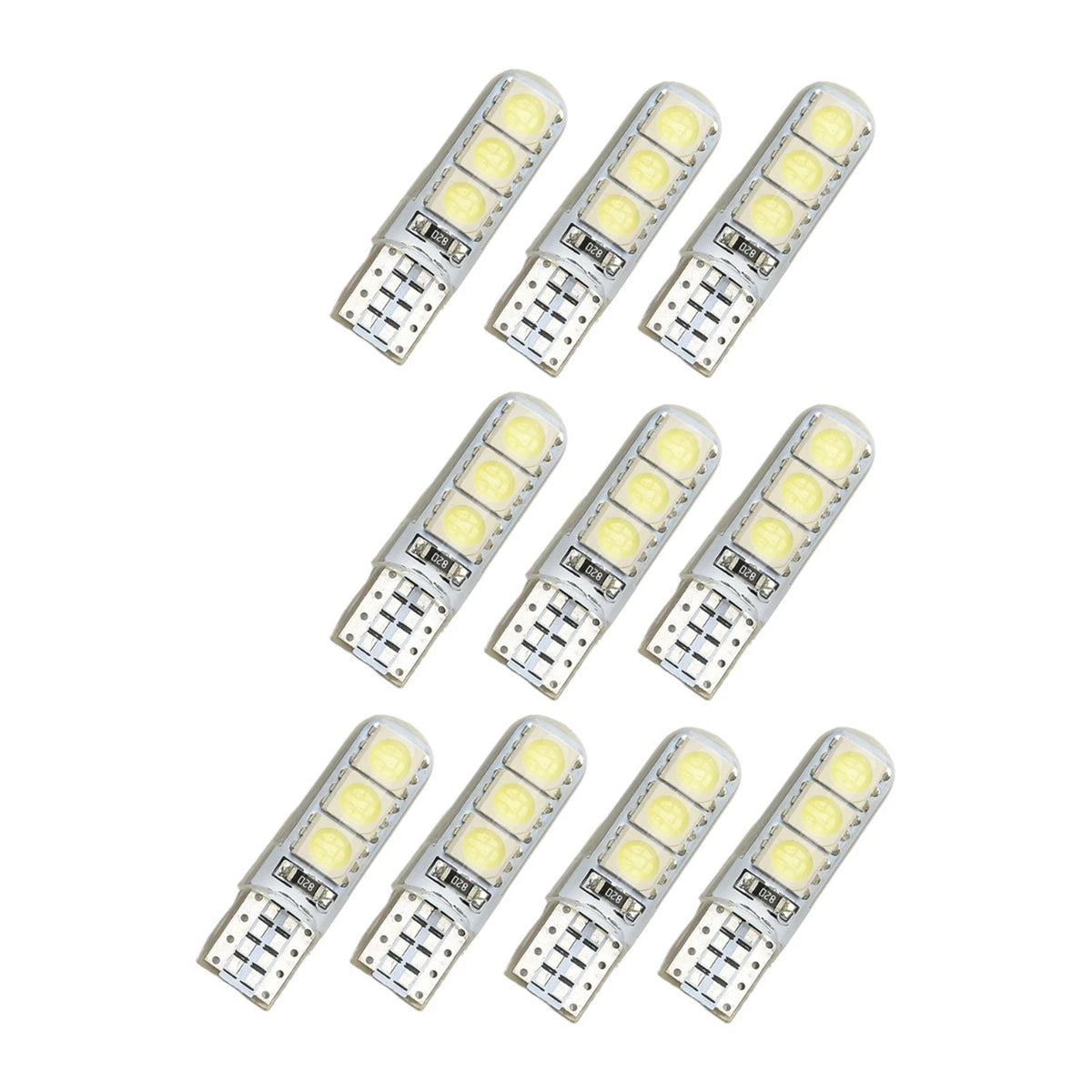 10X LED Canbus Error Free Side Wedge Light Bulb for Car (168, 194)