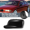 Left Side Mirror Cover Cap Gloss Black Replacement for BMW 3 Series E46 (1998–2006)