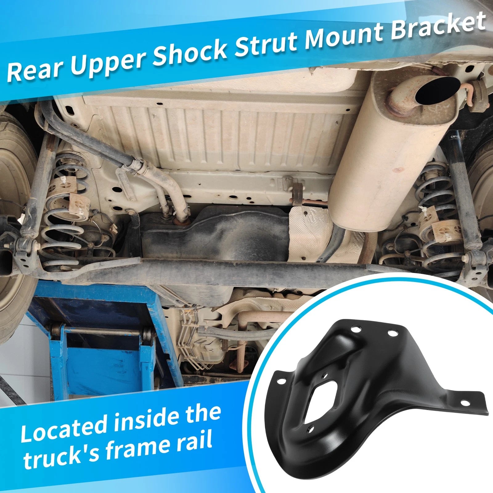 Rear Left Upper Shock Mount Bracket Replacement for Chevrolet K1500 (1988–1999)