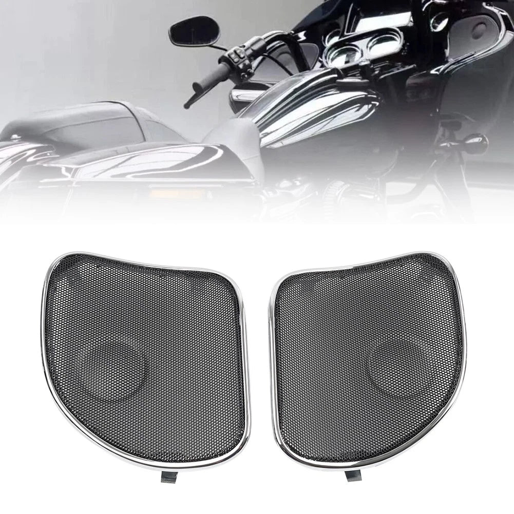 Front Fairing Speaker Grilles Mesh Cover for Harley Road Glide FLTRX (2015–2023)