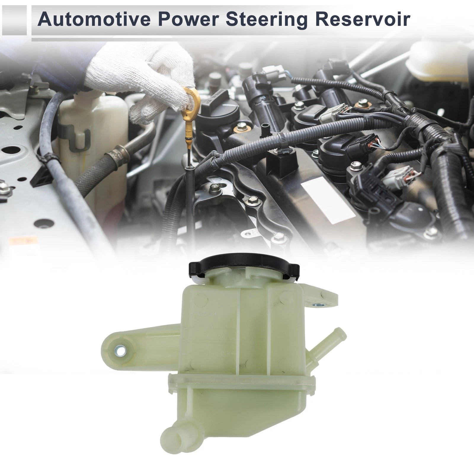 Power Steering Reservoir for Subaru Legacy 2010–2014 Beige OEM Replacement