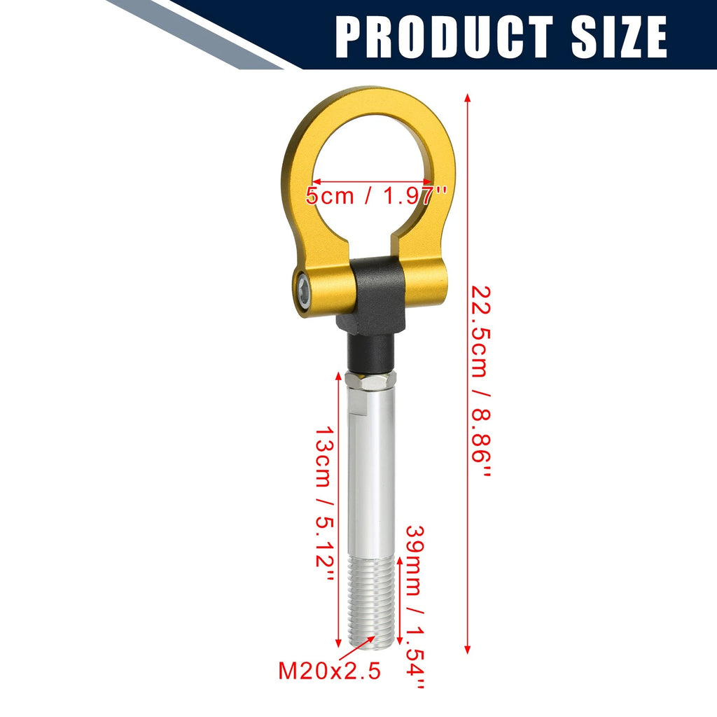 Trailer Tow Hook Screw for Hyundai Veloster Front Rear Bumper (2012–2017)