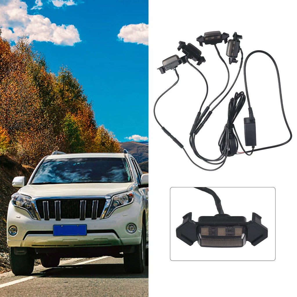 4X APP Remote Multicolors LED Front Grille Kit for Tacoma (2016–2019)